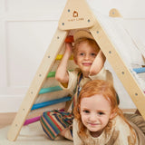 Pikler Wooden Triangle Montessori Play Set for Kids