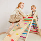 Rainbow indoor climbing Montessori gym