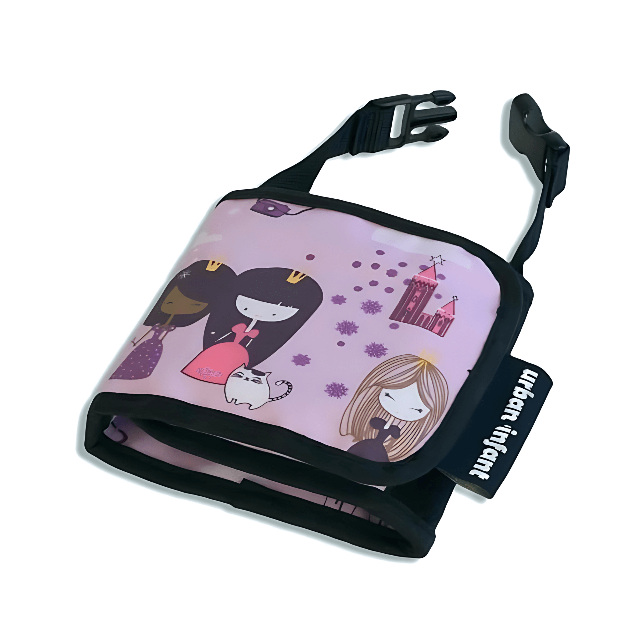 Princess Crayon Wallet with crayons and a coloring pad, a compact toy for travel