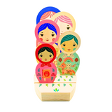 Masha and Her Friends Wooden Nesting Doll Puzzle