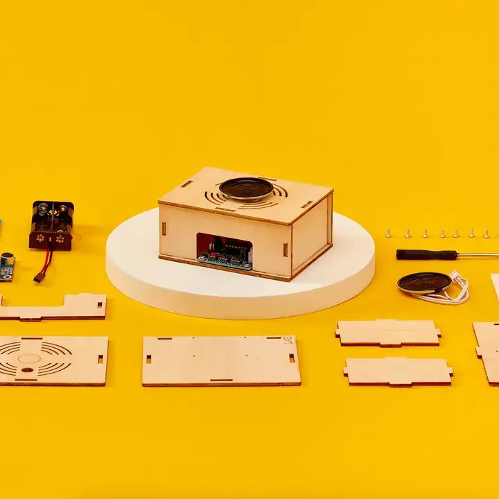 DIY audio recorder kit for kids