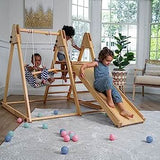 Juniper Folding Indoor & Outdoor Playset | Wooden Climber for Toddlers