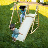 Juniper Folding Indoor & Outdoor Playset | Wooden Climber for Toddlers