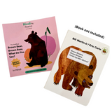 The Unofficial "Brown Bear, Brown Bear" Hindi Sticker Packet