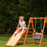 Juniper Folding Indoor & Outdoor Playset | Wooden Climber for Toddlers