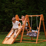 Juniper Folding Indoor & Outdoor Playset | Wooden Climber for Toddlers