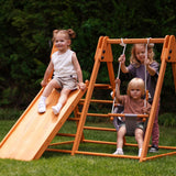 Juniper Folding Indoor & Outdoor Playset | Wooden Climber for Toddlers
