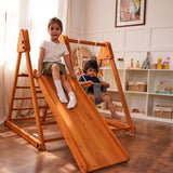 Juniper Folding Indoor & Outdoor Playset | Wooden Climber for Toddlers