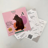 The Unofficial "Brown Bear, Brown Bear" Hindi Sticker Packet