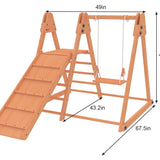 Juniper Folding Indoor & Outdoor Playset | Wooden Climber for Toddlers