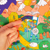 Mythology Poster and Stickers from OMY school