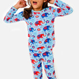 Long Sleeve Pajama Set - Diwali Celebration