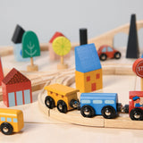 Wooden Town Train Set