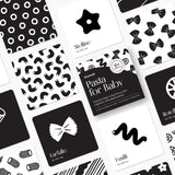 High Contrast Pasta Cards