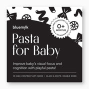 High Contrast Pasta Cards
