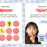 Moody Food Card Game