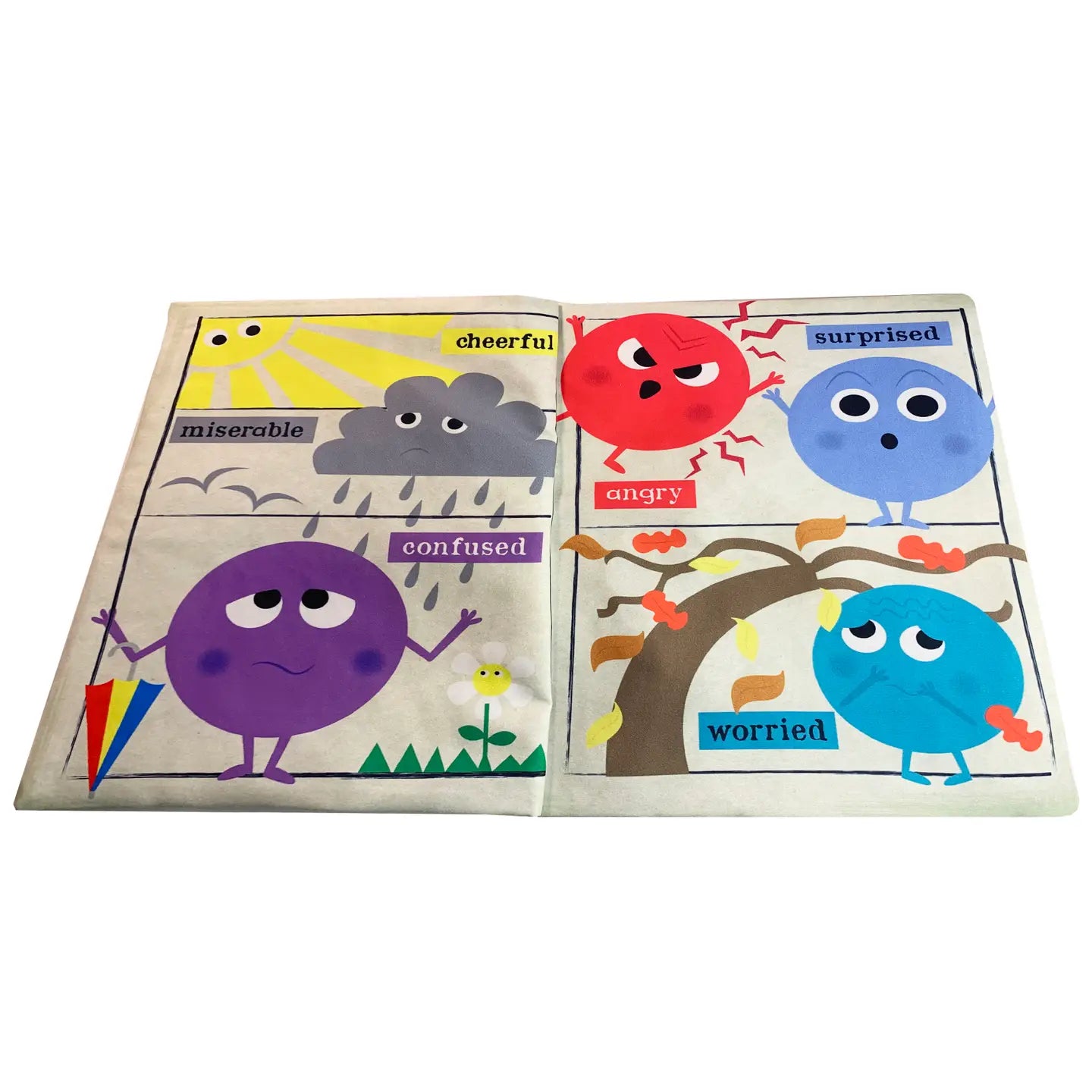 Crinkly Book for Babies on Emotion