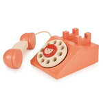 Wooden Toy, Rotary Telephone Toy, Eco-friendly toy, Best Gift for Toddlers