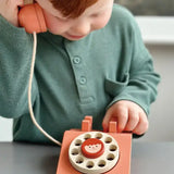 Wooden Toy, Rotary Telephone Toy, Eco-friendly toy, Best Gift for Toddlers