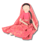 Banno Indian Doll wearing Lehnga from Silaiwali - Perfect Gift for Indian Child