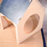 Evergreen- Children's Playhouse with Chalkboard Roof