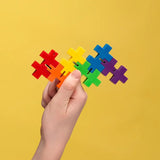 Rainbow Hexel 3D Puzzle Connectors