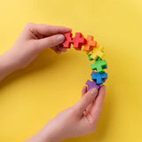 Rainbow Hexel 3D Puzzle Connectors