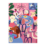 Paws For Valentine Love Greeting Card Puzzle