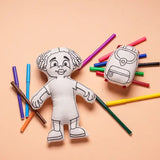 Gender Neutral Montessori Inspired Color Me Doll from Kiboo Kids