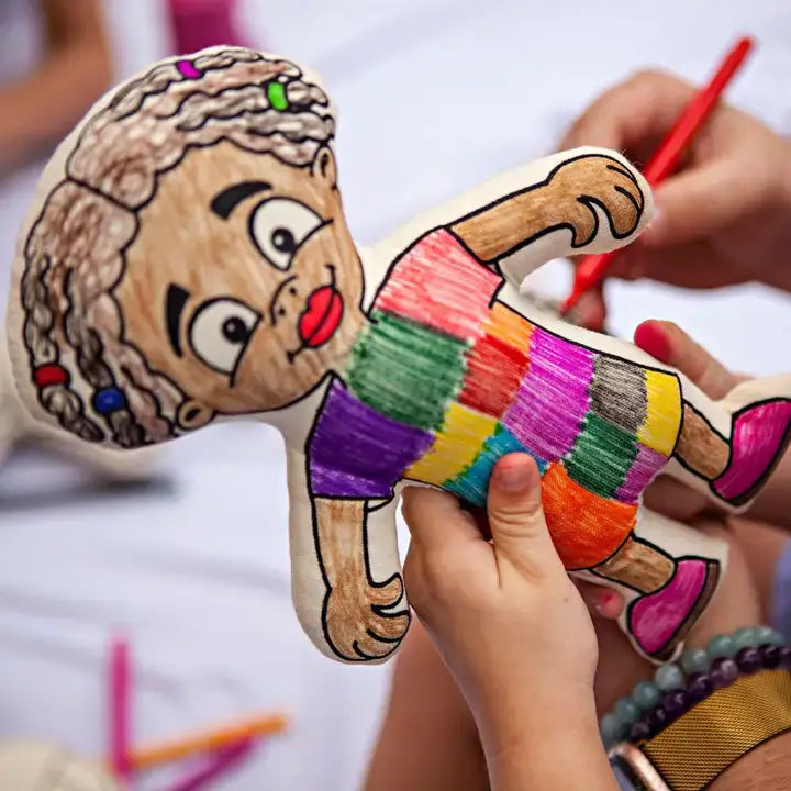 Gender Neutral Color Me Doll from Kiboo Kids