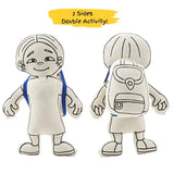 Gender Neutral Non-Binary Color Me Doll from Kiboo Kids