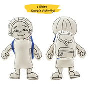 Gender Neutral Non-Binary Color Me Doll from Kiboo Kids