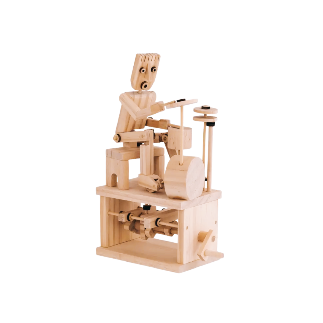 Musician Wooden Mechanical Model Kit