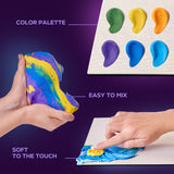 OKTO Sensory Art 3D Painting “Starry Night” – 11.8” x 15.7” Canvas Kit