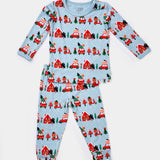Long Sleeve Pajama Set - Christmas Town