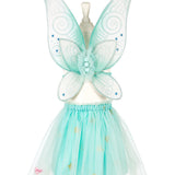 Angelina Fairy Costume – Skirt and Wings Set (mint green) - Role-Play for Children-sz 3-5 yrs