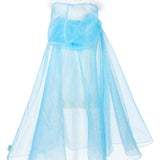 Ice Queen Costume Cape for Kids - Carnival & Festive Use  (3 sizes)