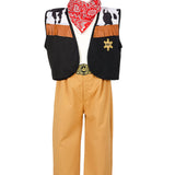 Chuck Cowboy Costume Set for Children-Includes Accessories for Role-Play & Entertainment(2 sizes)