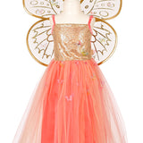 Joanna Fairy Costume–Dress and Wings Set (orange)-Role-Play for Children(3 sizes)
