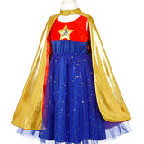 Superhero Girl Costume for Kids - Carnival & Festive Use (2 sizes)