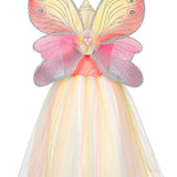 Valerie Fairy Costume – Dress and Wings Set (multicolor) - Role-Play for Children (2 sizes)