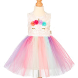 Unicorn Costume Dress Carnival & Festive Use - sz 2 yrs