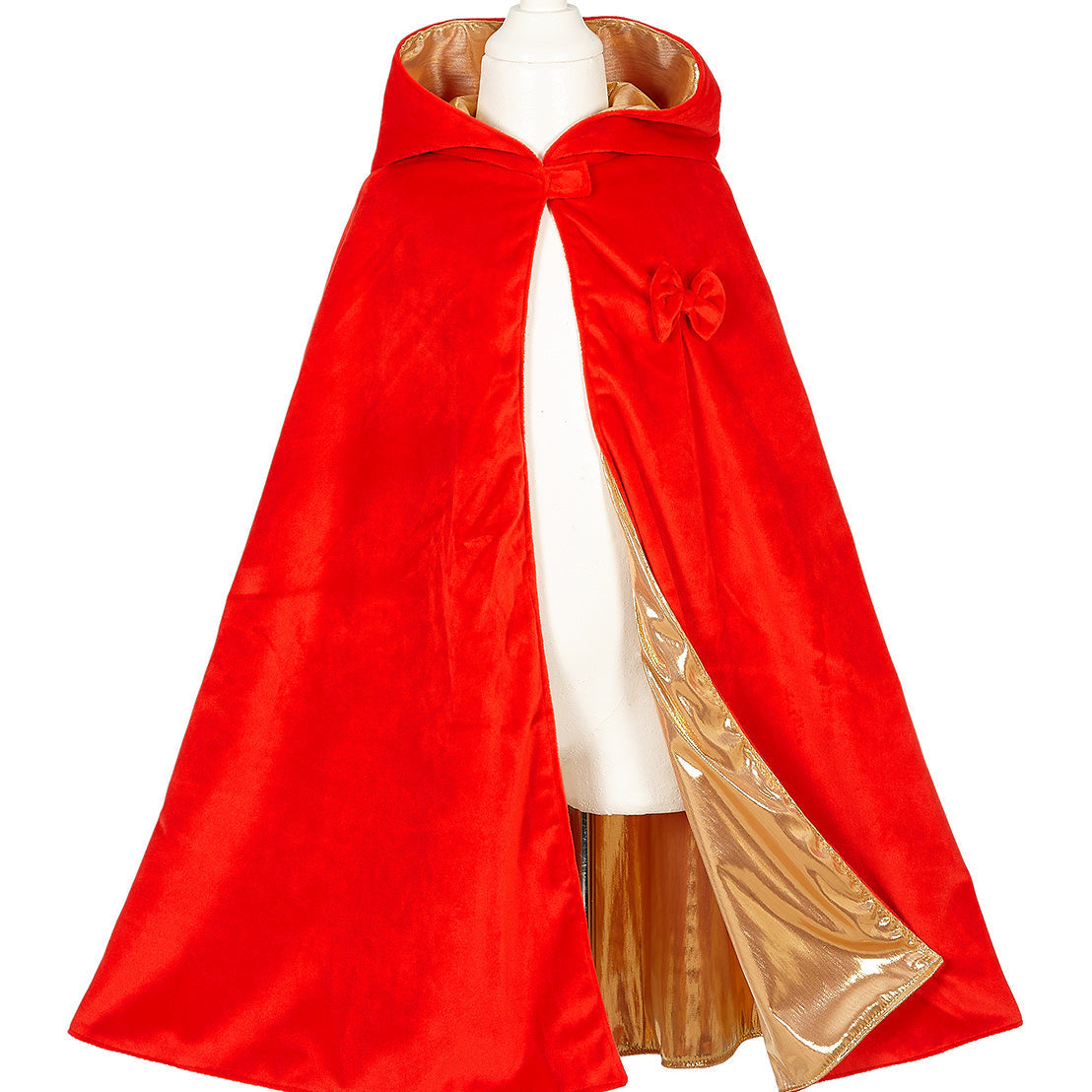 Princess-Red Costume Reversible Cape for Kids - Carnival & Festive Use - 4-7 yrs