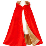 Princess-Red Costume Reversible Cape for Kids - Carnival & Festive Use - 4-7 yrs