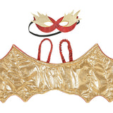 Red dragon wings + mask - Costume Accessory for Kids - Carnival & Festive Use