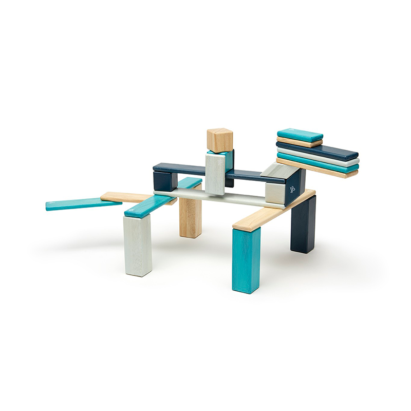 24-Piece Magnetic Wooden Blocks