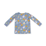 Halloween Monster Dress Up Blue - Long Sleeve Loungewear Set