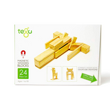 24-Piece Magnetic Wooden Blocks