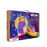 OKTO Clay-by-Numbers Kit – “Owl” (11.4” x 11.4”)