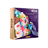 OKTO Sensory Art 3D Woodcraft “Romance” – Flowers Craft Kit